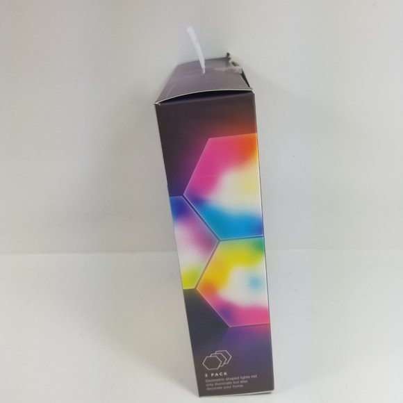 Coby RGB Touch Activated Modular LED Light 3 pack with control remote. - Picture 3 of 8
